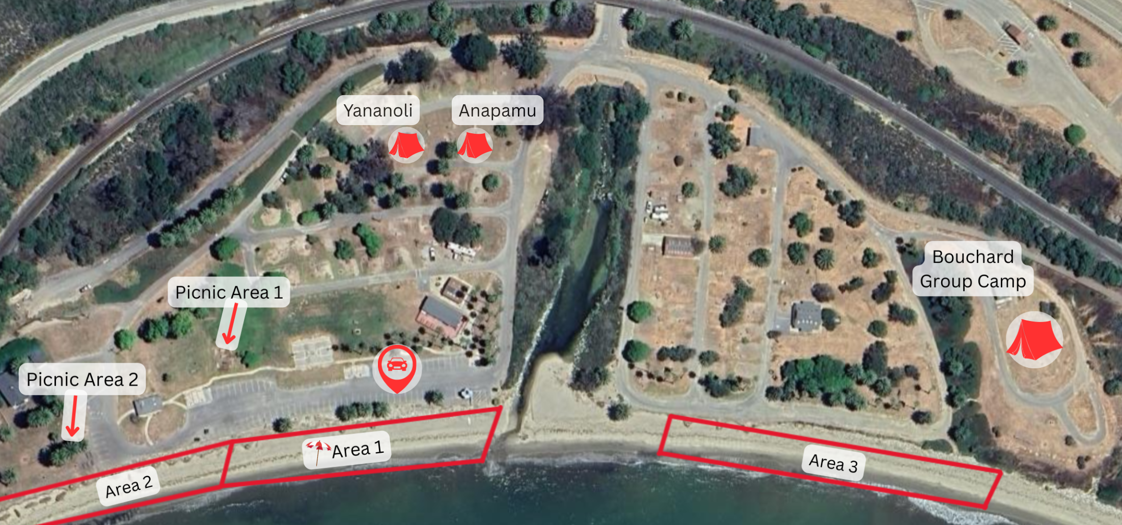 beach map